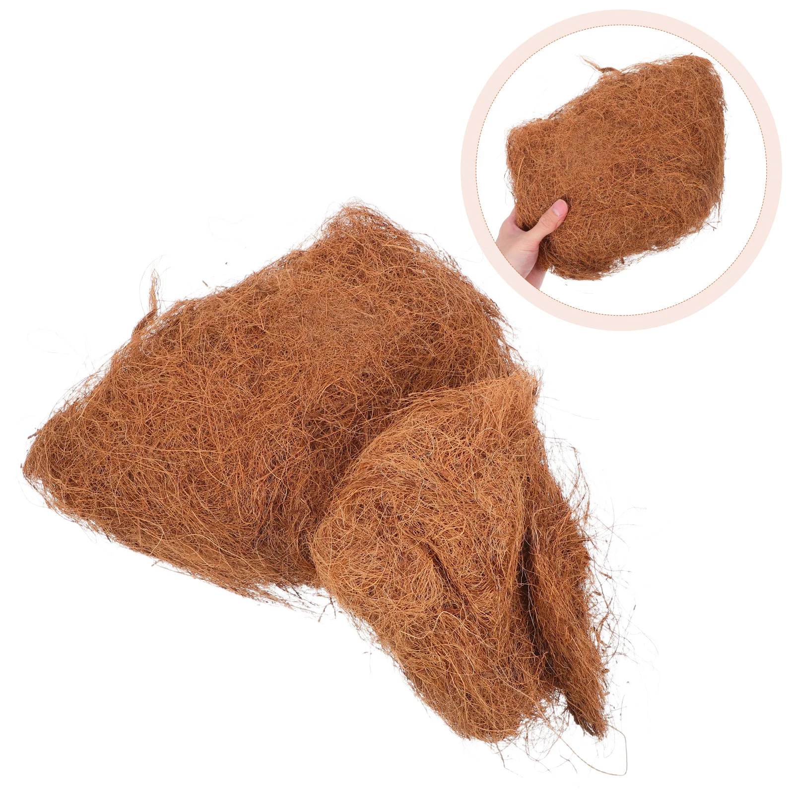 

Bird's Nest Coconut Shredded for Parakeets House Animal Nesting Material Cage Hay