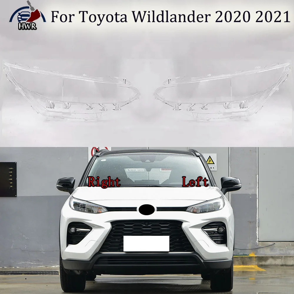 

For Toyota Wildlander 2020 2021 Car Front Headlamp Cover Transparent Headlight Shell Lens Replace Original Lampshade Plexiglass