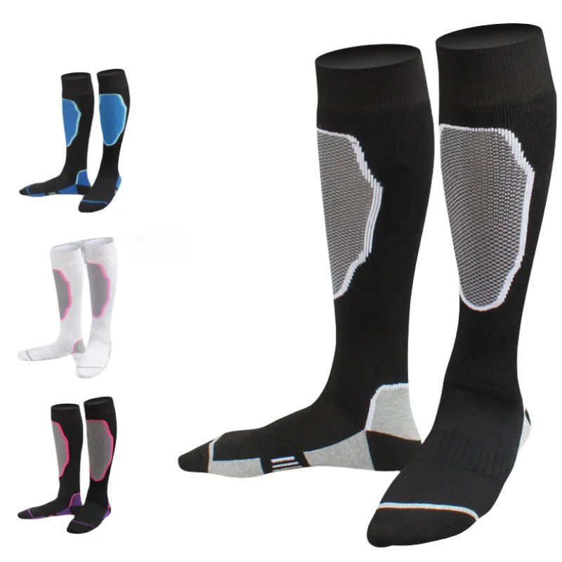 Winter Adult UNISEX Warm Ski Socks Cotton Thicker Cushion Knee Sports Snowboarding Soccer Thermal Socks Stockings