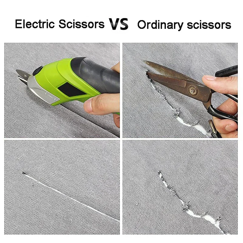 Electric Scissor Suitable For Cutting Cloth, Leather, Packaging Multi-function Portable Electric Scissors Household Power Tools