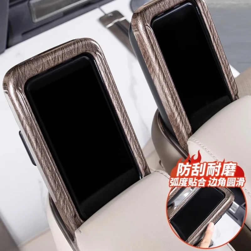 For Toyota Alphard Vellfire 40 Series Rear Seat Armrest Screen Protector Cover Modified Accessories Tempered Glass Protector