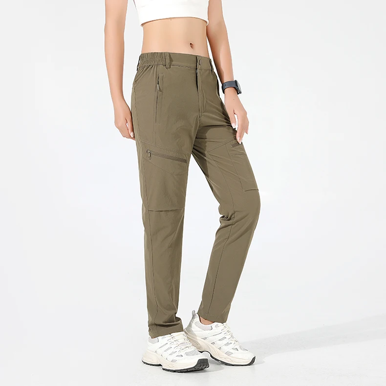 JNLN Wanderhose Damen 4-Wege-Stretch Wasserdichte Sommer-Cargohose Trekking Klettern Camping Outdoor-Sport Bergsteigerhose – Detail 21