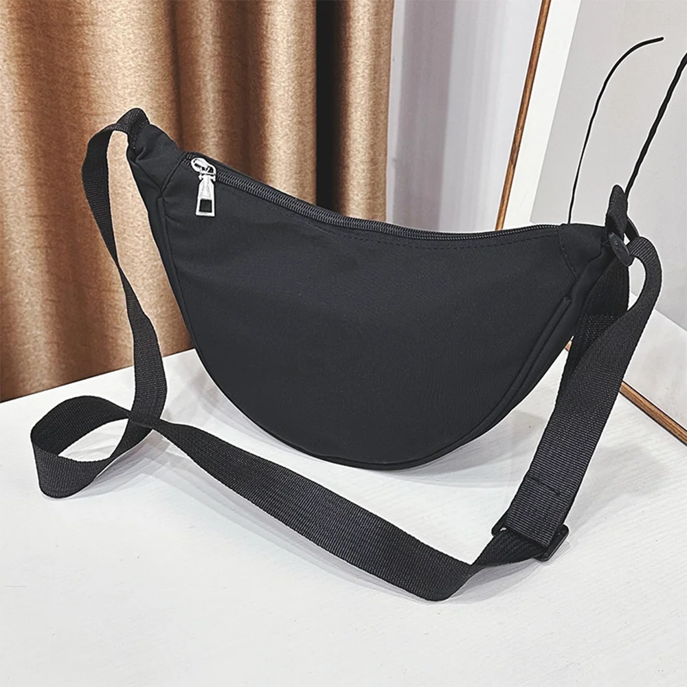 Nylon Bag Female Student\'s New Trendy And Fashionable For Dumpling Bag Men\'s Simple And Casual Crossbody Bag Color Options