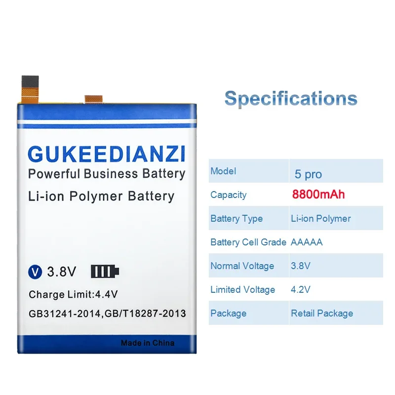 kingkong 5 pro Mobile Phone Battery For CUBOT King Kong 5 Pro Kong5 Pro 8800mah High Capacity