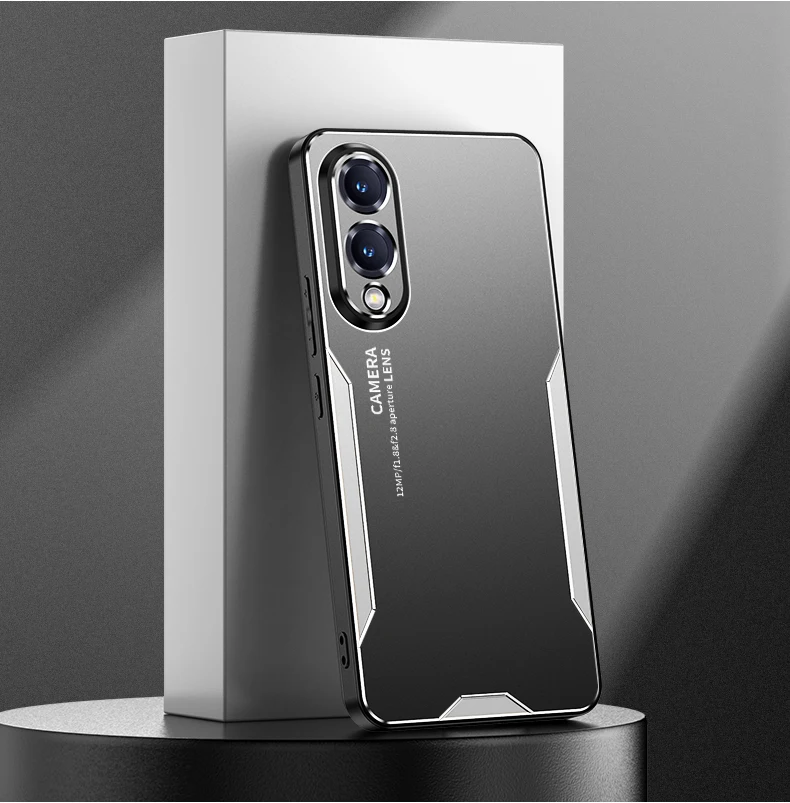 Für Samsung Galaxy S25 Edge Hülle Metall Aluminium Objektivschutz Mattiert Fingerabdruck-Resistent Metall+TPU Abdeckung Für Samsung S25 Edge – Detail 11