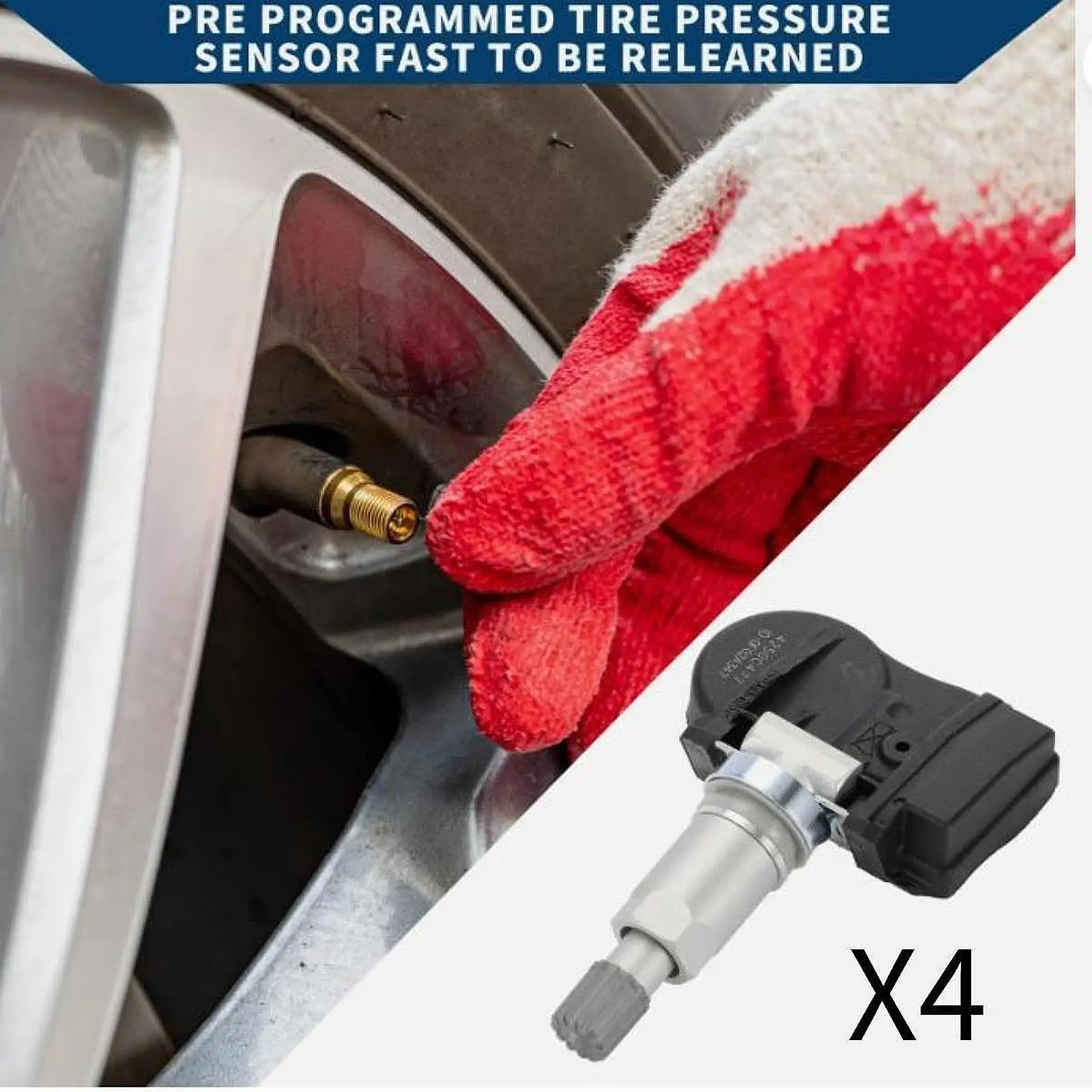 

4-компонентный датчик TPMS, простой в установке, прочный 1612477080 для Mitsubishi