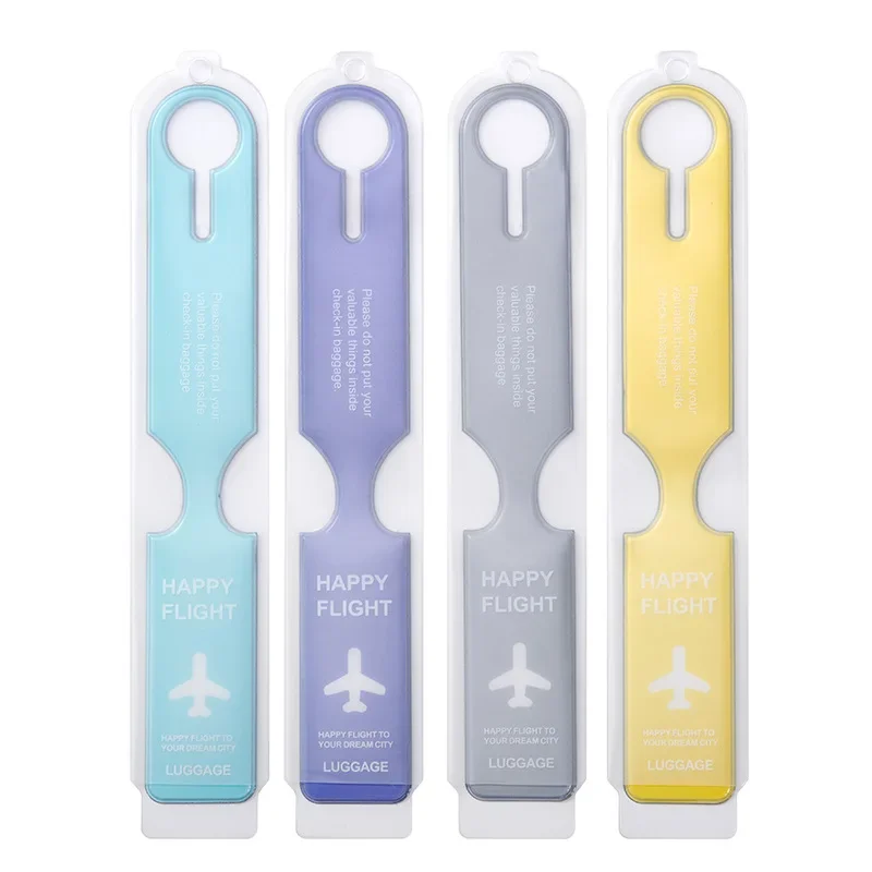 Address Label PVC Luggage Tag Information Card Boarding Pass Boarding Pass Tag Baggage Name Tags Aircraft Luggage Boarding Tag