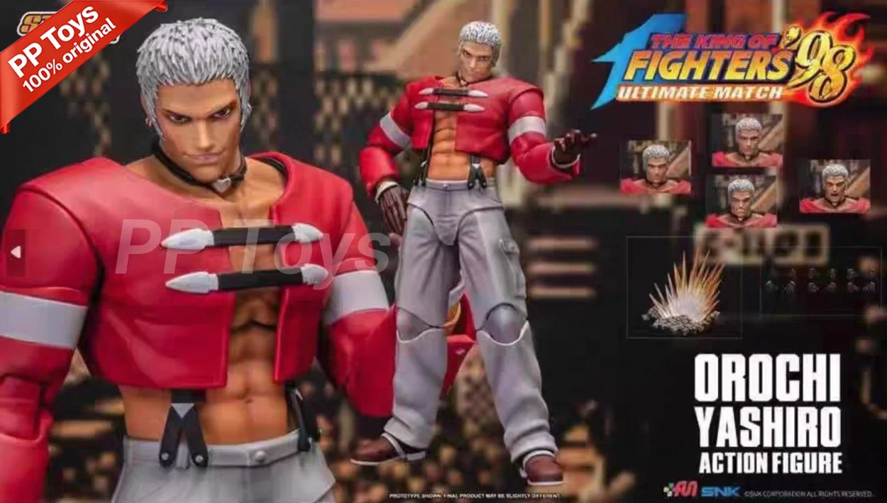 Original Toys 1/12 The King of Fighters '98 Ultimate Match Orochi Yashiro In Stock Anime Collection Figures Model Toys