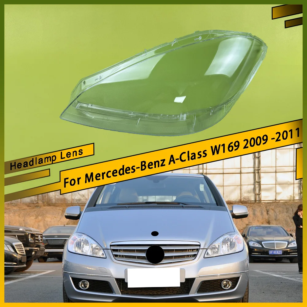 

Car Headlight Cover Lens Glass Shell Front Headlamp Lampshade Head Light Lamp Case For Mercedes-Benz A-Class W169 2009 2010 2011