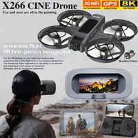 NEW Original X266 Drone 8K WIFI GPS Professional HD Aerial Photography Remote Control Aircraft HD Dual Camera Quadcopter Toy UAV