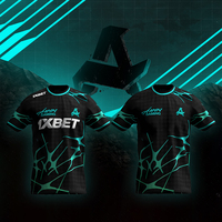 Aurora Gaming E-sports Club New Summer Uniforms CS2 ESL Pro League Training Jerseys Player Customized T-shirts Boys Gifts Tops