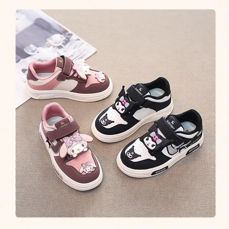 

Sanrio Girl My Melody Kawaii модные кроссовки для отдыха студенческие весенне-осенние сезонные детские кроссовки с героями мультфильмов в стиле аниме, новый стиль