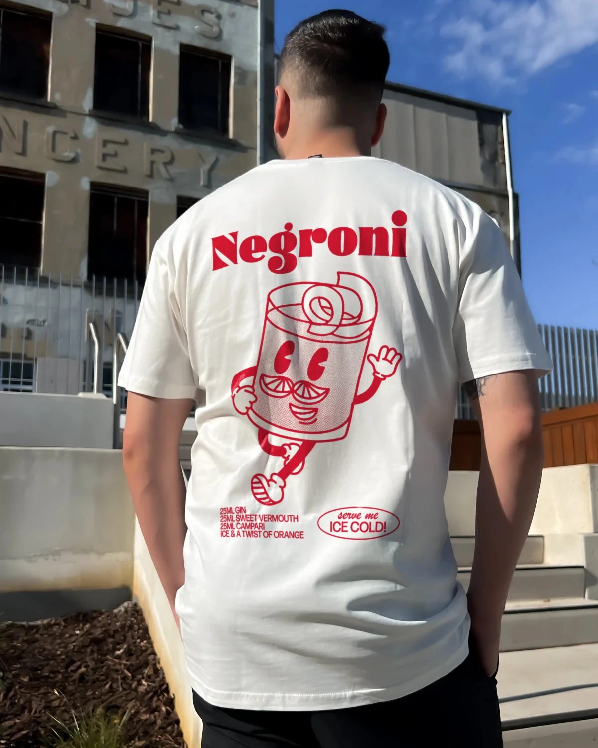 Negroni Summer Trendy Casual T-Shirt Men's and Women's Luxury Brand Top