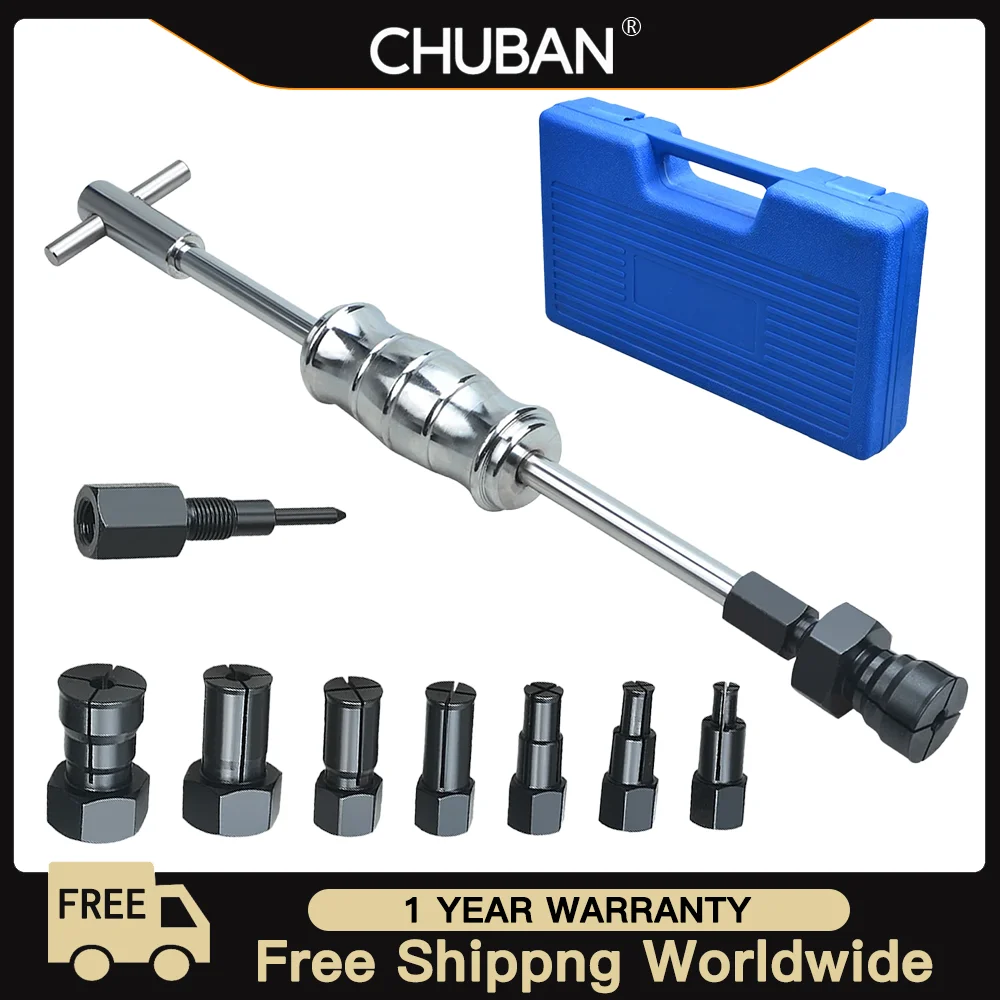 

12Pc Internal Bearing Remover Slide Hammer Set - Bearing Extractor, Blind Hole Inner Bearing Puller Set for Comprehensive Repair