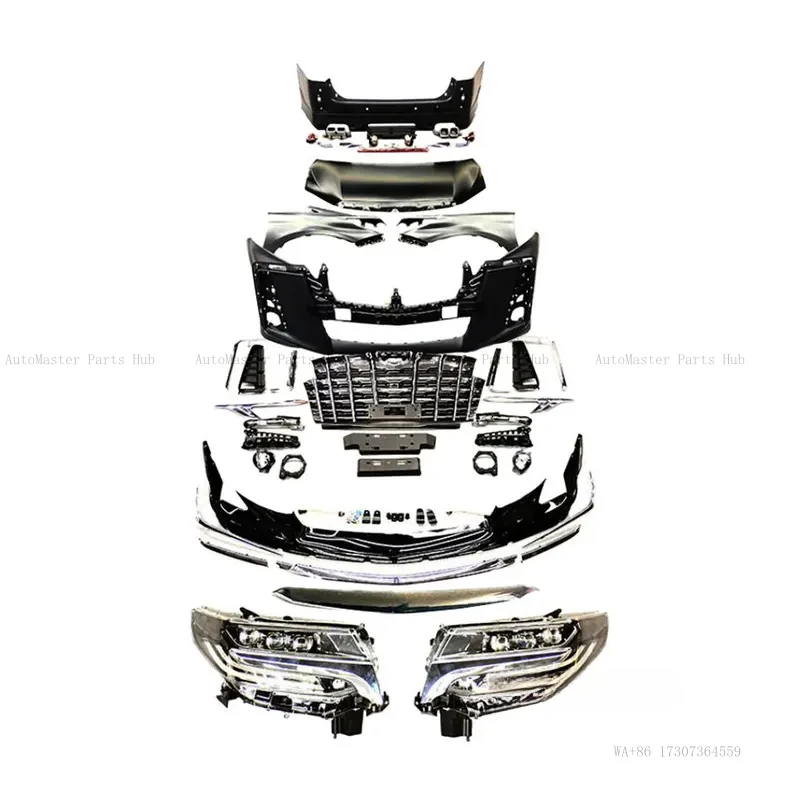 

New Car Modification Front Bumper Rear Bumper Engine Hood for Alpha & 2003-2006 Bolt-On Body Kit Upgrade