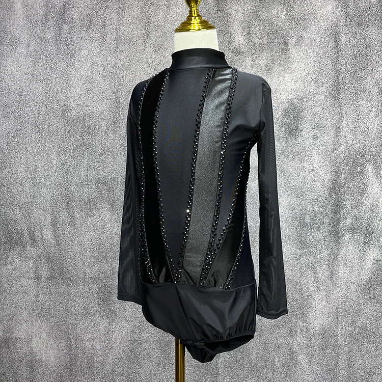 boys-latin-dance-costume-long-sve-rumba-performance-clothes-men's-spring-autumn-square-dance-outfit-m-step-outfit