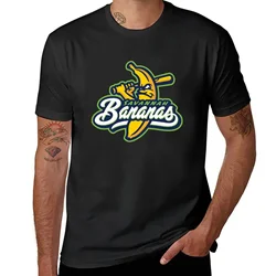 Camiseta amarela masculina de beisebol, Savannah Bananas, roupas de verão, camisetas