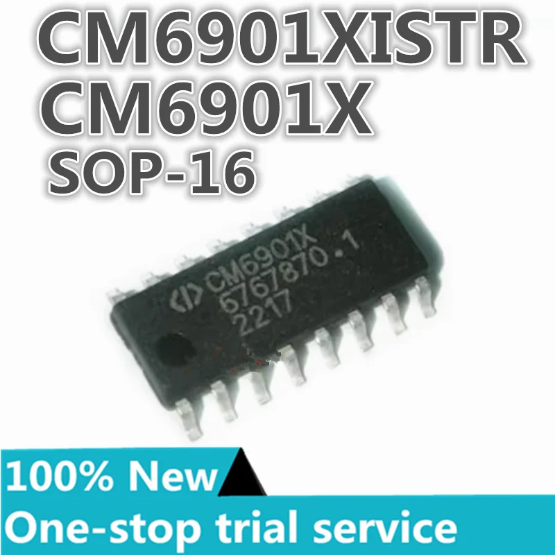 

5-100pcs %New CM6901 CM6901X CM6901XISTR synchronous rectifier chip package SOP-16