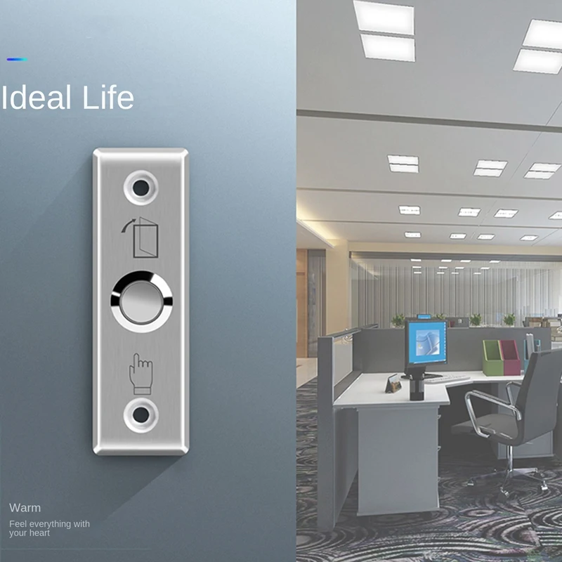 잠금 문짝 출입 제어 시스템용 스테인레스 스틸 출구 단추 스위치, 문짝 푸시 출구 문짝 릴리스 단추 합금 스위치, 최고 거래