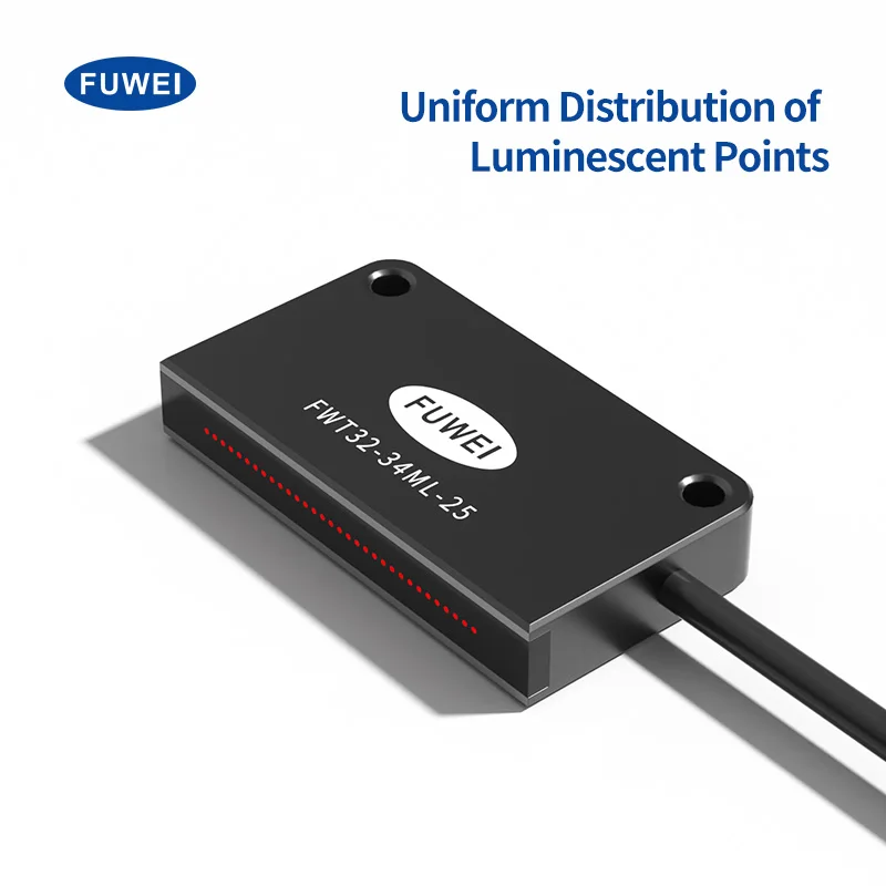 

FUWEI FWT32-34ML-25 Packaging Machine Feeder Counting Product Presence Detection Through-Beam Area Matrix Grating Fiber Sensor