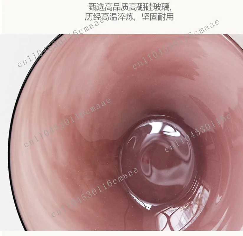 High-end living room glazed fruit plate light luxury household coffee table dried fruit snack plate pink plate