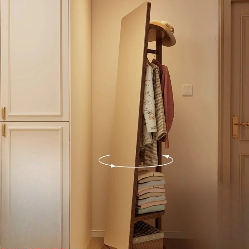 Home rotating floor mirror