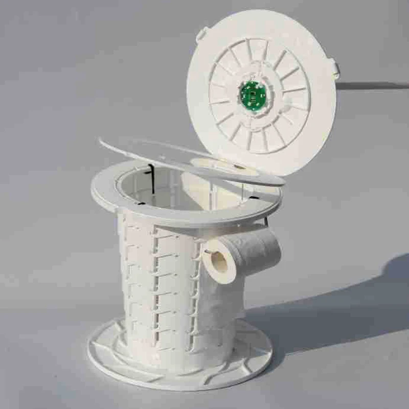 

Folding Portable Car Toilet with Adjustable Round Stool for Outdoor Camping