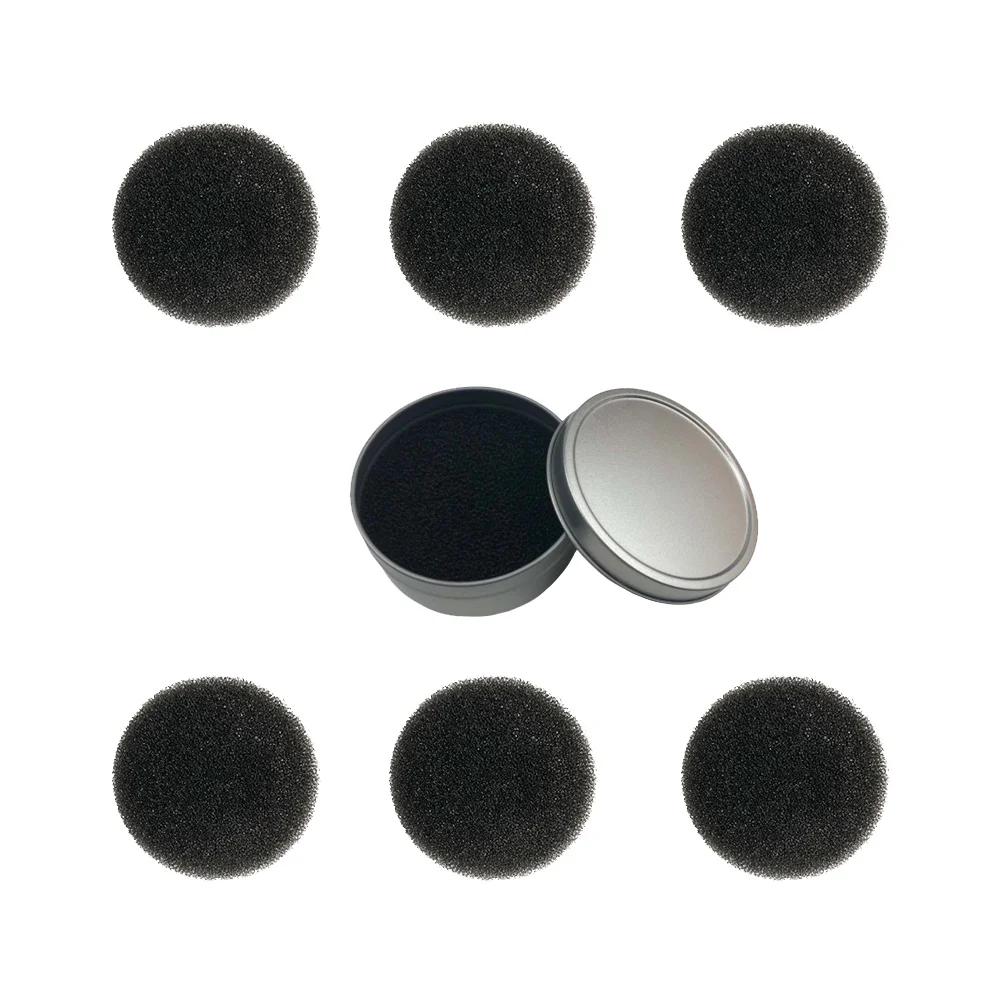 7 個のメイクアップ再利用可能なトラベルセットパウダーメイクアップスポンジシャドウ除去ドライドライスポンジクリーニングツールクリーニングツール