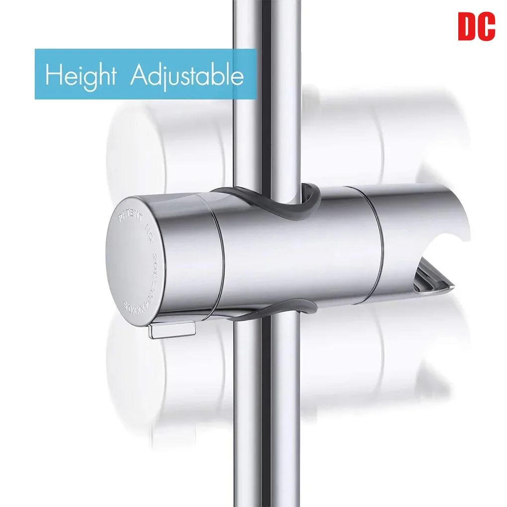 استبدال قوس دش اليد لشريط الشريحة 18-25 مللي متر قابل للتعديل السكك الحديدية دش حامل الرأس استبدال 360 الدورية حامل البخاخ