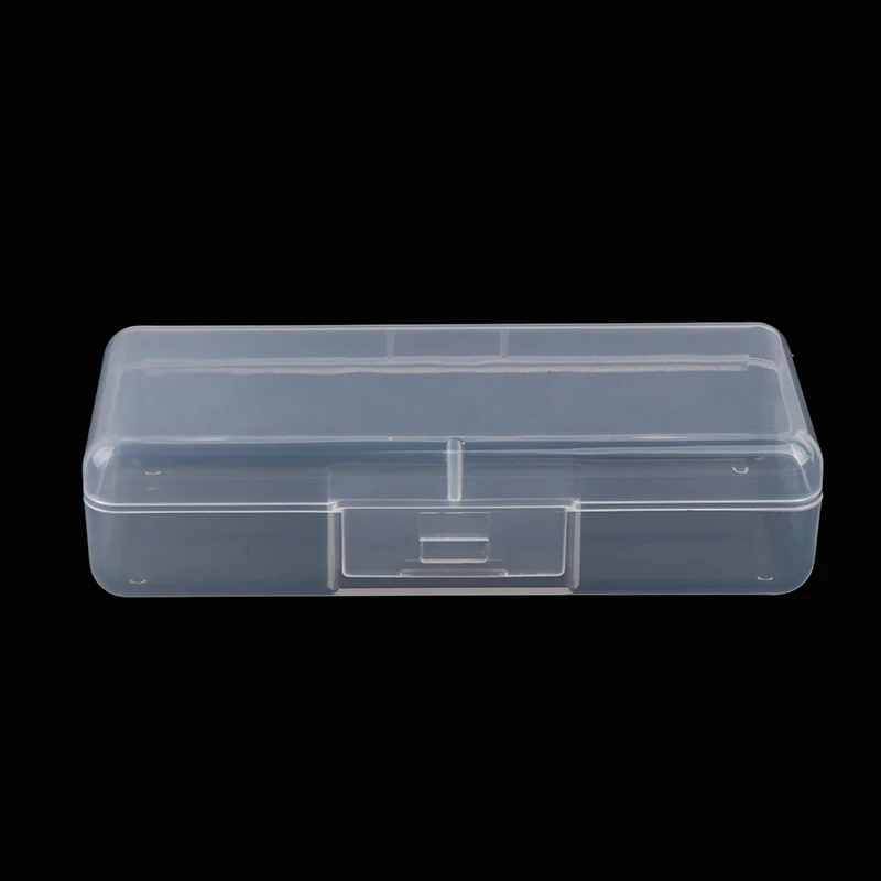 Caja cuadrada de plástico transparente para almacenamiento de artículos pequeños, organizador de artículos diversos