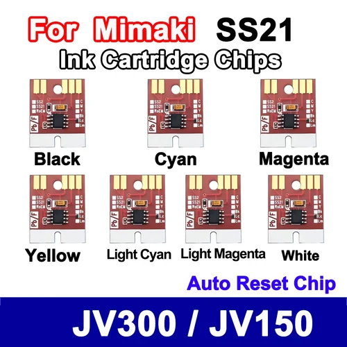 Mimaki SS21 잉크 카트리지 자동 리셋 칩, Mimaki JV300 JV150 영구 칩용 