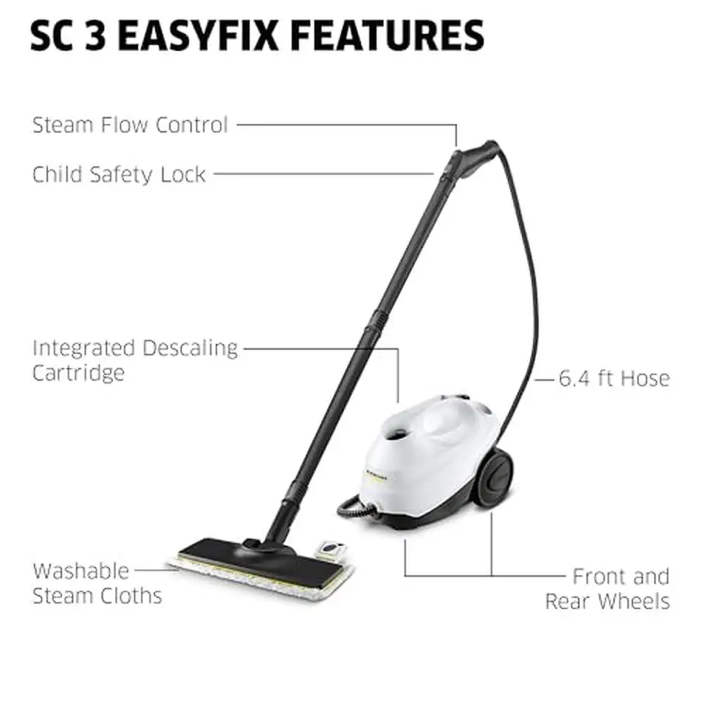 Многоцелевой электрический отпариватель, глубокая очистка, затирка ламината, плитка, зеркала, нагрев в 40-сережневых непрерывных паровых насадок в комплекте