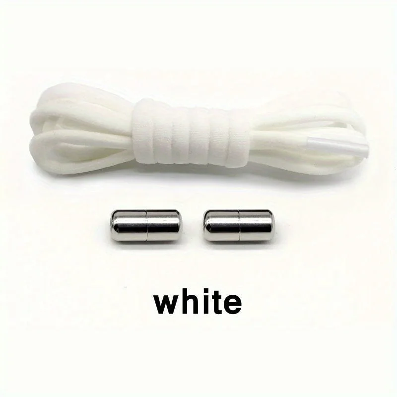 Tali Sepatu Elastis untuk Sepatu Kets dan Sepatu Skate - Dapat Disesuaikan, Bergaya, Uniseks - Aman, Nyaman Cocok dengan Gesper yang Dapat Disesuaikan