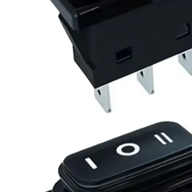 4pcs JD03-F1 Waterproof Rocker Switch 30A 250V 3-Pin Marine= Boat Car Dashboard Control Panel Toggle= Power= Switch Black