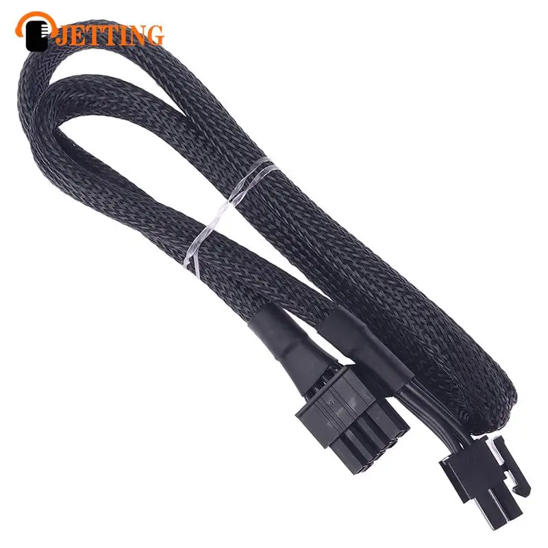 18AWG PCI-E kabel Modular 8 Pin ganda 8 Pin untuk Corsair RM550X RM650X RM750X RM850X RM1000X 8 Pin PCI Express hitam 65cm + 10cm