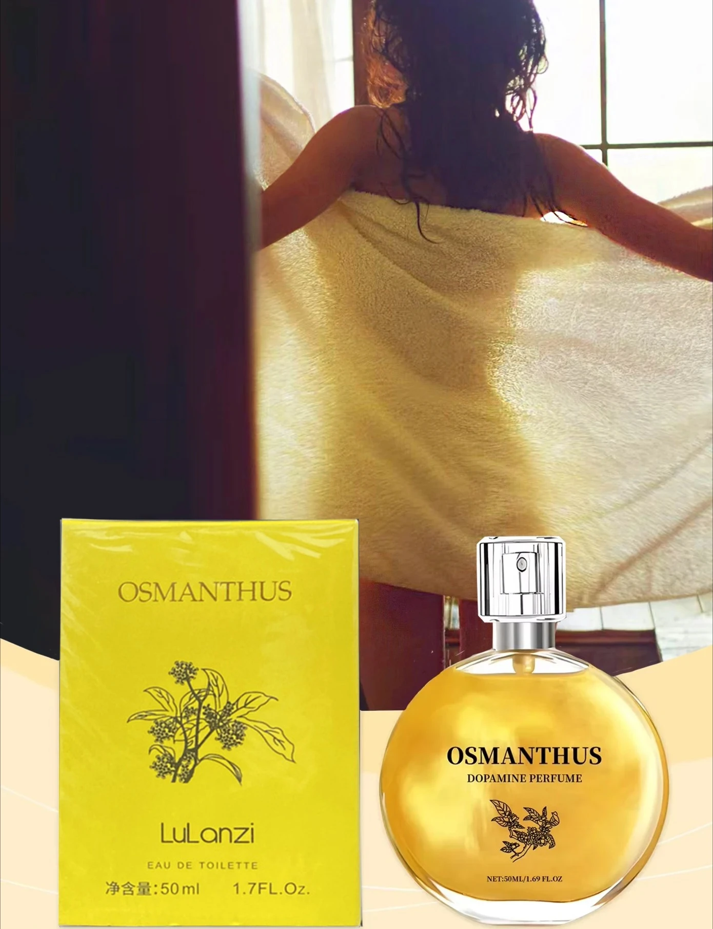 

Oriental Floral Gilt Light Osmanthus Fragrance Ultimate Temptation Dating Perfume Lasting Romantic Perfume Fresh Unisex Perfume
