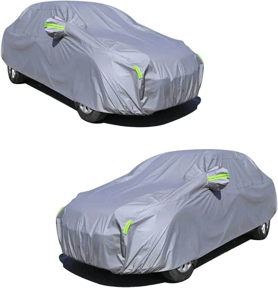 

Muchkey Waterproof Car Cover All Weather Snowproof UV Protection Windproof Outdoor Full car Cover Universal Fit for Hatchback