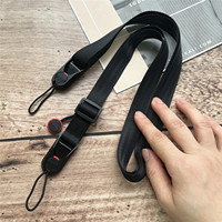 Camera Strap Adjustable Wrist Strap Removable Lanyards Neck Straps Solid Pendant Lanyard Luxury Accessories Black Chain Rope