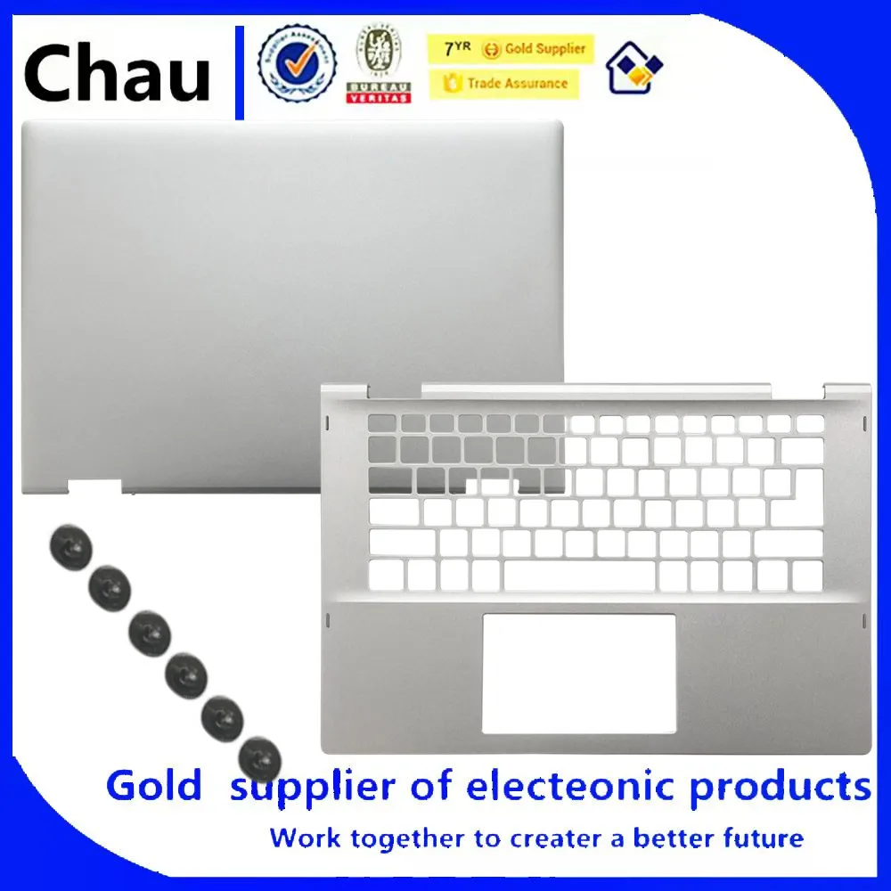 New For Chau Inspiron 14 5400 5406 2-in-1 Laptop LCD Back Cover/Upper Case Palmrest Cover 0WY9N3 0MCP26 0NWXT3