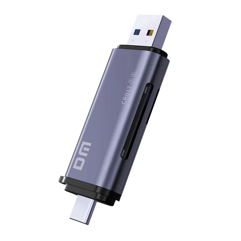 DM 2 в 1 USB3.1 + Type C TF и SD кардридер CR017