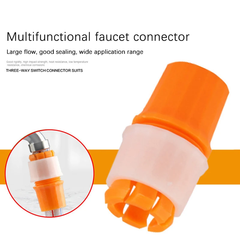 

16-20MM Faucet Adapter Faucet Joint Hose To Hard Pipes Adapter Tap Connector Multipurpose Garden Tap Hose Connector