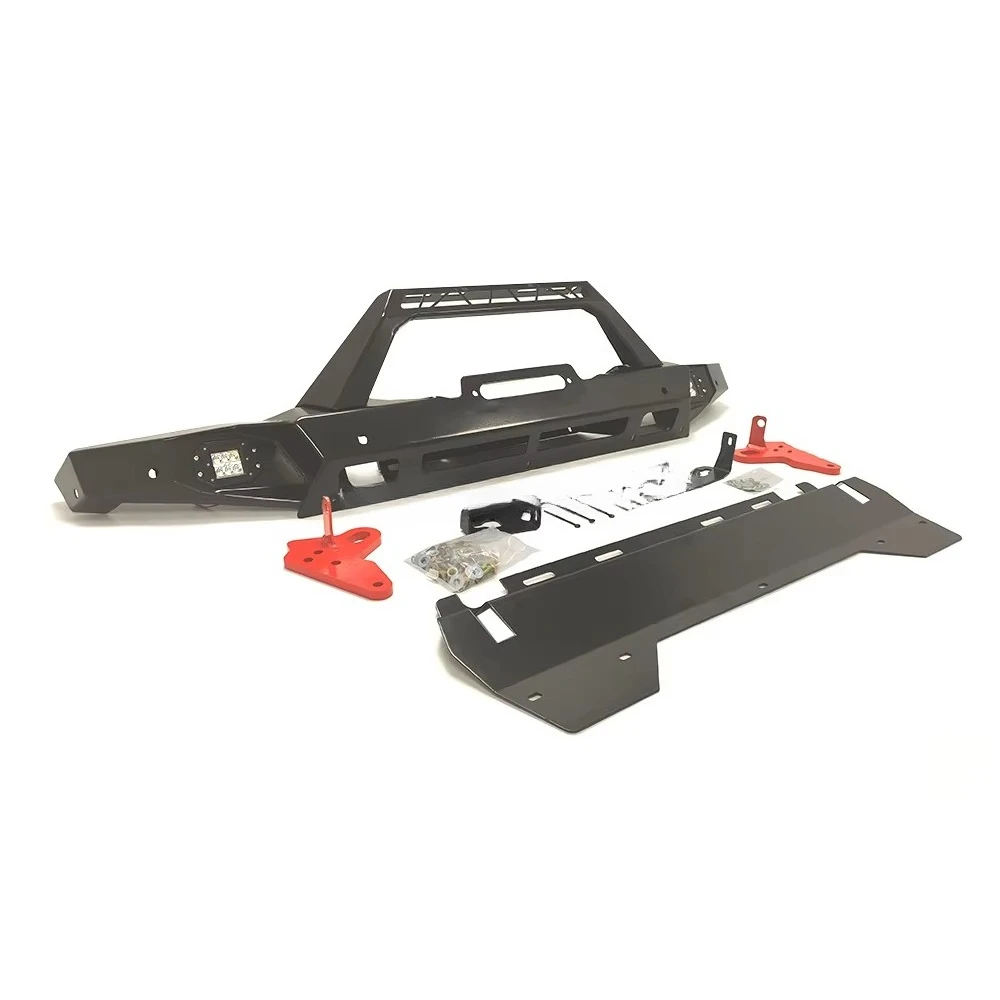 AQTA 2020 Gladiator Camper أفضل 4X4 للطرق الوعرة تعديل المصد الأمامي قضيب الثور الصلب مع ونش باستثناء ونش جميع المعادن