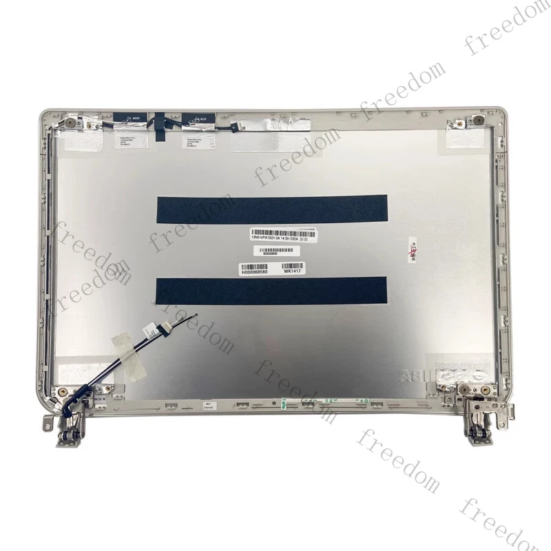 

HTS New for Toshiba E45 E45-B E45-B4200 LCD Back Cover 13N0-VPA1S01 Silver w/ Hinge