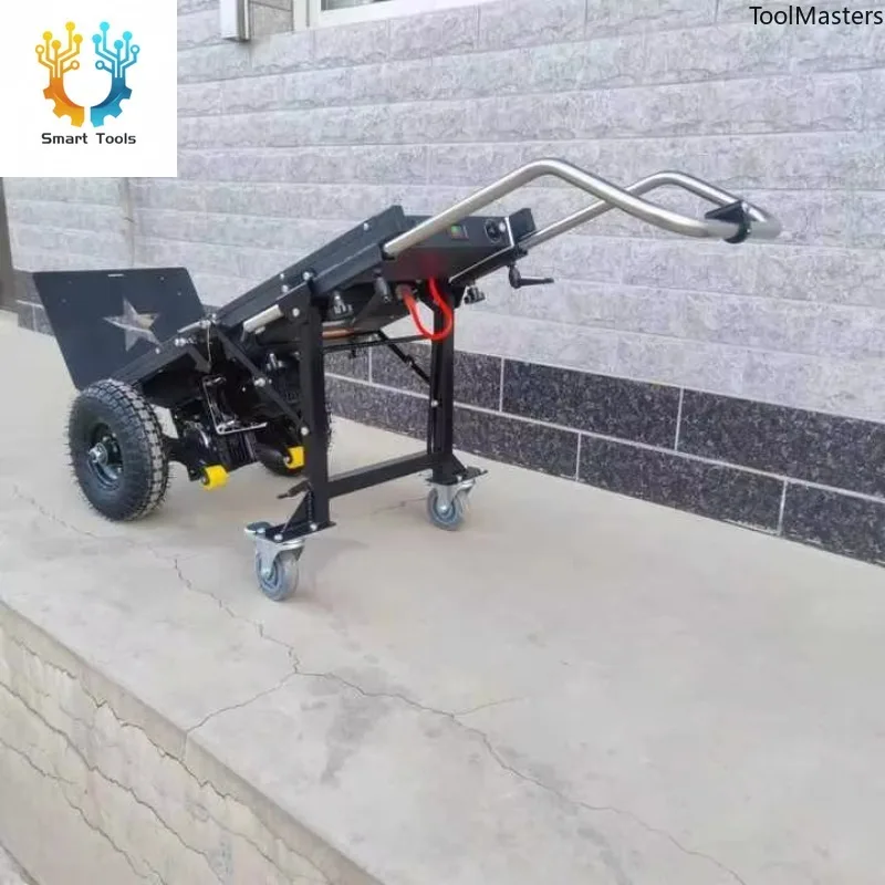 

【Hot Sale】Electric Stair Climbing Trolley Portable Foldable Hand Truck For Heavy Goods Transport Home Factory Use