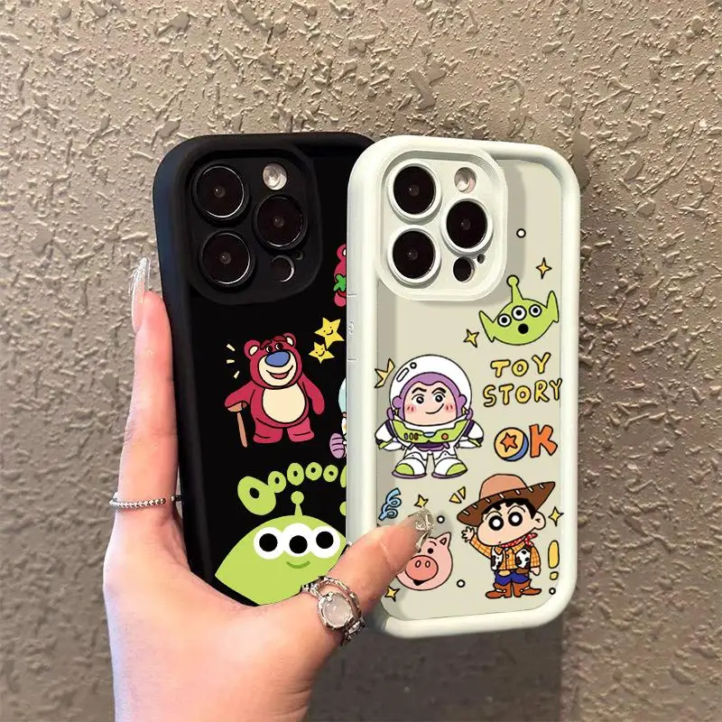 Disney Toy Story Lotso Case For Samsung Galaxy A55 A54 A53 A52 A51 A35 A34 A33 A32 A31 A50 A73 A71 S24 S23 Plus NOTE20 Ultara