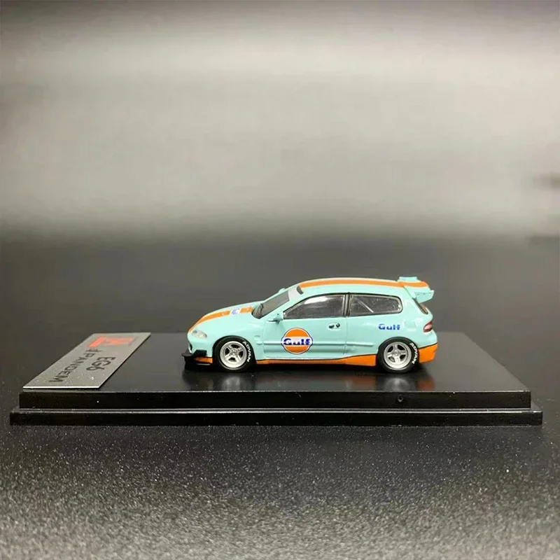 OneModel 1:64 Model Car EG6 Rocket Bunny Alloy Die-cast Vehicle - Gulf Coating