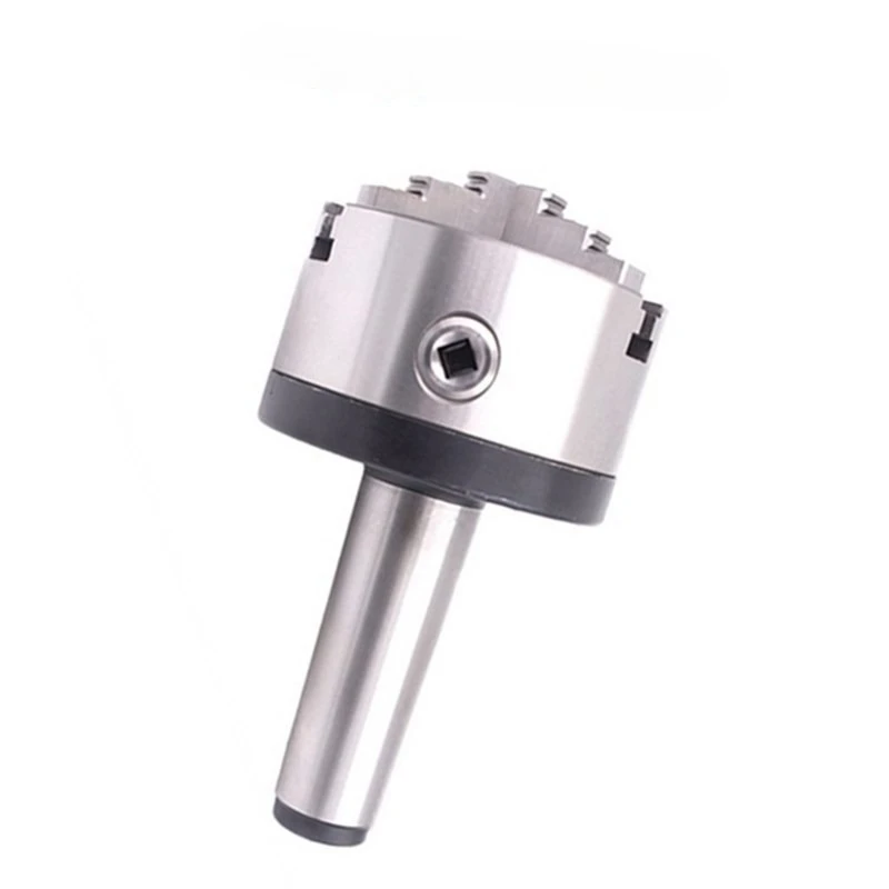Taper Shank Flange Plate 3-Jaw  Rotary Chuck / Fixed Chuck Lathe Tailstock
