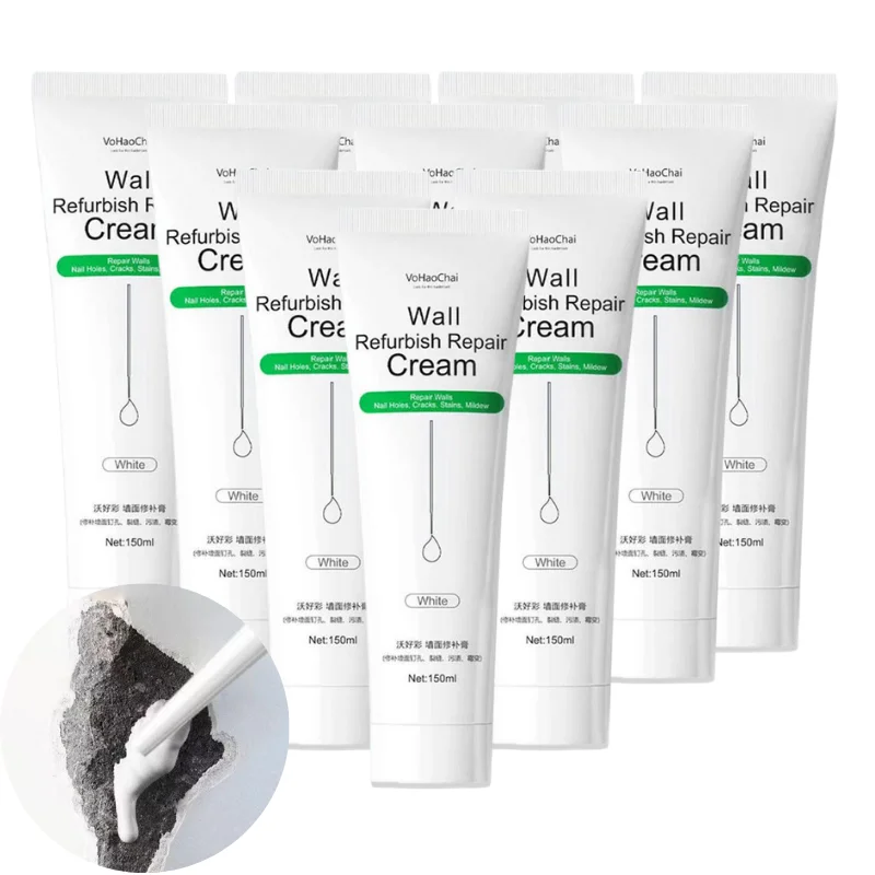 White Wall Repair Paste Wall Mending Cream For Wall Crack Hole Stain Repair Household Interior Wall Renovation Putty Paste