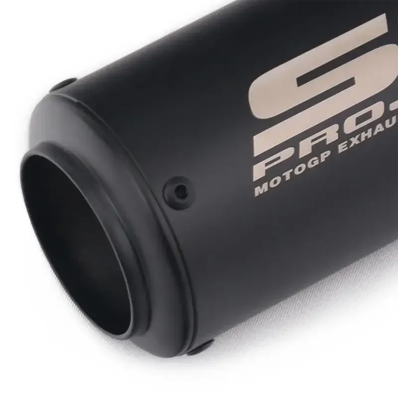 Exhaust Stainless Steel Slip-On Exhaust 51mm/60mm SC Exhaust Pipe Replacement For Dirt Bike Street Bike Scooter ATV