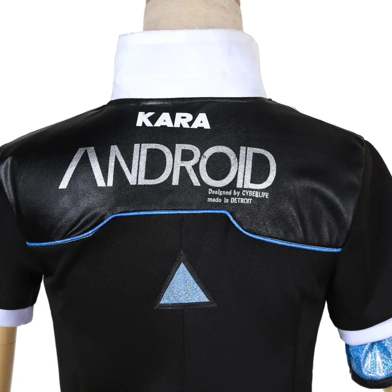 CyNew juego Detroit: Become Human Connor KARA disfraz de Cosplay código AX400 traje de agente uniforme para niñas disfraz de Cosplay para Halloween